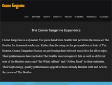 Tablet Screenshot of cremetangerine.com